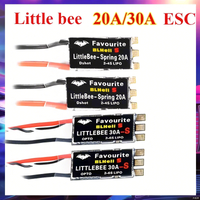FVT LITTLEBEE Little bee BLHeli-s SPRING 20A/30A Brushless ESC 2-6S Supports DSHOT Oneshot42 OneShot125 for RC FPV Racing Drone