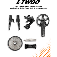 AliExpress LTWOO GR9 Gravel CX Bike 1x11S Mechanical Groupset with ZRACE Cassette Crankset Chain BB Cable Pull Disc Brake Kit 48T 50T Optio