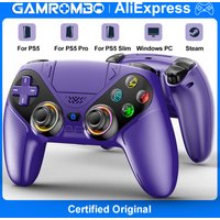 Gamepads For PlayStation 5 PS5/PS5 Pro/Slim/PC,RGB Wireless Controller,Dual Shock Marco/Turbo Hall Effect Game Control Joystick