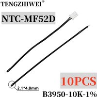 10PCS NTC Thermistor Temperature Sensor B3950 10K 1% Air probe air conditioning probe 10CM