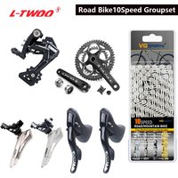 LTWOO 2x10 Speed Road bike Groupset PROWHEEL Crankset 50/34T R7 Shifter Lever Rear Derailleurs SUNSHINE-SZ Flywheel VG Chain