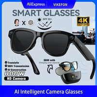 Smart Glasses HD Photo Video Open AI Record Translation Touch Photochromic Lenses Bluetooth Call Music Multifunction Glasses