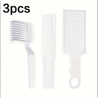 3pcs/Set Barber Fade Comb, Professional Curved Positioning Comb, Hair Cutting Comb, Professional Hair Cutting Comb Heat Resistan