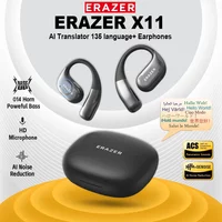 ERAZER X11 Bluetooth Earphones Sports Wireless Headphones Call Noise Cancelling Earhooks OWS AI Translator Earbuds