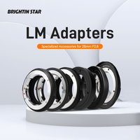 Brightin Star LM-Z LM-XF LM-RF LM-N LM-GFX LM-L Camera Lens Adapter Ring for Leica M Mount Lens to Nikon Z Canon RF Sony E Fuji