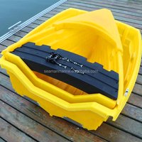 Hot-selling Plastic Fishing Boats with 2.5HP Foldable Rowing Boats for Rivers and Lakes