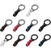 Luxury Key Chain Fashion Keychain Durable Leather For Car Key Ring Holder Horseshoe Buckle Gift Accessories Personalized Car Key