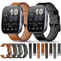 Leather Strap Watchband for Amazfit Bip 6 5 Bip6 Smart Watch Wriststrap Quick Releas Bracelet for Amazfit Bip6 Accessories