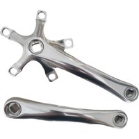AliExpress TRUYOU Aluminum Alloy Bicycle Crankset 5 Bolts BCD110 Length 165/170mm MTB Folding Bike Arms Load Parts Silvery Durable