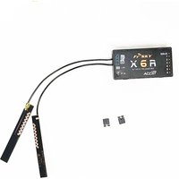 FrSky X6R 2.4G 16CH SBUS Receiver PCB Antenna Smart Port Data Return for Taranis X9D Jumper T16 T18 RC Drone