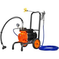 SucceBuy Membran Airless Farbspritzgerät Effizienzwagen Airless Farbspritzgerät 1800psi Hochdruck-Farbspritzgerät Airless DIY