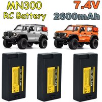 For MN300 7.4V 2600mAh 2S Original RC Li-ion Battery High Capacity Rechargeable Upgrade Accessory for MN300 RC Vehicles