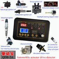Automobile Ignition Coil Test Injector Solenoid Valve Idling Stepper Motor Instrument Tester Fault Detector Drive Simulator