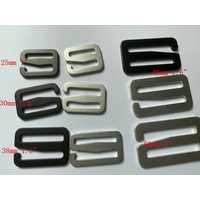 1Pcs Aluminum Alloy Metal G Buckles 9 Hook Strap Release Buttons Adjusters Bag Belt Backpack,Inner Diameter 25/30/38/45/50mm