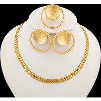 Fashion Earrings and Ring Jewelry Set for Women Color Clip Earrings Finger Ring Set for Engagement Party Accessories