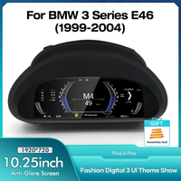 For BMW 3 Series M3 E46 1998-2004 12.3Inch Linux Digital Cluster Anti-glare LCD Dashboard Speedometer Virtual Cockpit Instrument