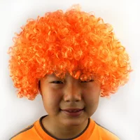 1pc Afro Circus Fancy Hair Wigs Fans Caps Costume Party Synthetic Wig Decor Supplies Cosplay Headdress for Kids Adults