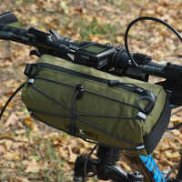 2.4L Bicycle Bag Waterproof Storage Bag Outdoor Large Capacity Riding Handlebar Bag Mountain Bike Head Bag