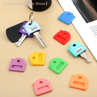【M】20Pcs Elastic Key Identifiers Protector Key Toppers Cover Soft Rubber Colored Key Caps Covers DIY Accessories