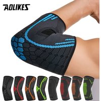 AOLIKES 1PCS New Elbow Compression Sleeve,Tennis Elbow Braces for Tendonitis and Tennis Elbow,Arm Supports golfer elbow support