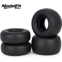 4pcs Silencing Sponge Wheel Tires Rubber Tyres For 1/10 RC Buggy Car Tamiya Frog Sand Scorcher Grasshopper Hornet Upgrade Parts