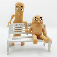 Soft Tung Tungtung Sahar Squeeze Toys Collectible Viral Brainrot Fidget Toy Wooden Stick Man Anti Stress Reliever Toys Figet