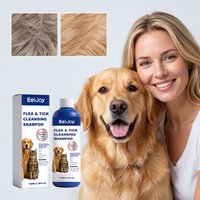 Pet Flea Tick Lice Removal Shampoo Deep Cleansing Dander Removing Deodorizing Anti-Itch Anti-Parasite Dog Cat Bath Shampoo 100ml