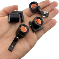 MP110S Mini Prism L-Bar Micro Mini Prism 12.7mm Super Mini Prism, Thumb Size L-Type Ultra Small Prism for Surveying Construction