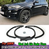 Wheel Eyebrows Fender Flares Wheel Arch Trim Mudguard For BMW SUV X5 E70, F15 SUV 2007-2018 4-Door Protector Car Side Mudflap
