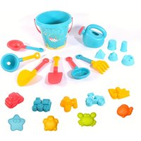 22pcs Beach Toys, Sand Digging Tool Set, Play Sand, Play Water, Play Snow, Bucket Shovel, Sand Mold, Boys' and Girls' Toys