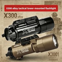 Alloy X300U X300 Ultra X300U-A Flashlight, 500 Lumens Strobe Light, Cost-Effective Portable Outdoor Torch for Model Accessories