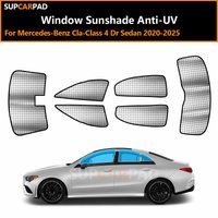 For Mercedes-Benz Cla-Class 4 Dr Sedan 2020-2025 Custom Car Window Sunshade Anti-UV Car Sun Window Visors Sunshade Covers Access