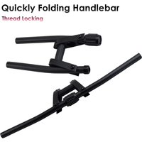25.4x600mm Alloy Bike Folding Handlebar 90 Degree Foldable Thread Aluminum Electic Kick Stunt Scooter Bicycle Handle Bar