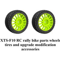 XTS-F10 RC Rally Bike Parts Wheels Tires Couplings Upgrade and Modification Parts