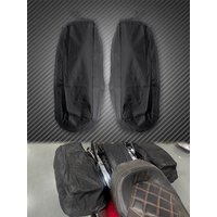 Motorcycle Saddlebag Speaker Audio Lid Covers Case Rain Dust Waterproof For Harley Electra Street Glide Road King FLHR FLHX FLTR
