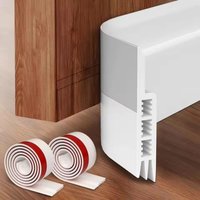 1pc 1M/39.37in Door Draft Stopper Under Door Draft Blocker Insulator Door Sweep Weather Stripping Noise Stopper Strong Adhesive