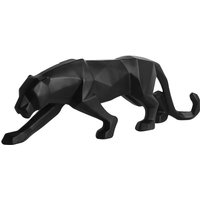 Home Decor Panther Statue Animal Figurine Abstract Geometric Style Resin Leopard Sculpture Home Office Desktop Decoration Crafts