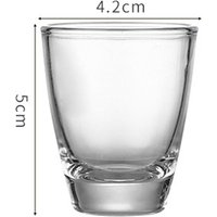6pcs Set Spirits Shot Glasses Party Bar Club Drinking Tool Wedding Wine Cups 35ml Cocktail Pint Vodka Cups Transparent Drinkware
