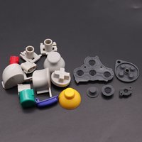 1Set Full Buttons For Gamecube L R Trigger Buttons D-Pad ABXY Buttons Rubber Conductive Mod Kit For NGC Gamepad Control