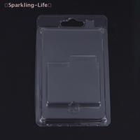 ใJYA1ใMini Cd Keychain Album Cases Plastic Cd Cases Clear DVD Cover Bulk DVD Jewel Keyring Blank Mini Compact Disc Holder