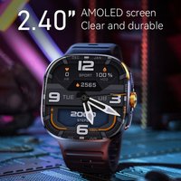 Original M99 Smartwatch with 2.4 Inch AMOLED Screen 4G/5G SIM Card Slot GPS WiFi 190° Rotating Camera Android 10.0 Gaming Watch