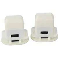 2PCS White Nylon Rear Row Seats Screw Grommet 4L0886373 4L0 886 373 For Audi Q7 A4 S4 A5 A6 RS4 RS5 RS6 RS7 For Seat For Skoda