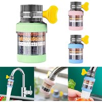 6 Layer Faucet Filter PP Kitchen Foamer Universal Shower Water Purifier For Bathroom Water Purification Shower System.