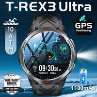 2026 New T-Rex3 Ultra 1100mAh Battery Smart Watch GPS Track Compass IP69K Waterproof Sports tracker Outdoors Military Smartwatch