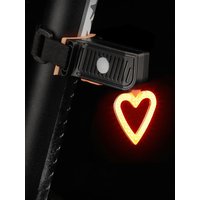 AliExpress NONE LED Bike Light Heart Shape USB Rechargeable Bicycle Rear Light Waterproof MTB Taillight 3 Mode Cycling Night Safety Warning Lamp