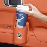 Car Door Cup Holder Drink Rack Storage Bin Auto Back Seat Cup Holder For BMW Performance F30 F20 F10 F40 E92 E91 G20 G30 G05 G06