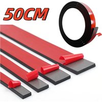 50cm Self Adhesive Rubber Strips DIY High Temperature Resistant Furniture Reduce Vibration Anti-skid Anti-collision Gasket