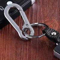 Car Keychain For Men Organizer Key Ring Storage Clip Metal Carabiner Shape Key Holder Fashion Accessory For Belts Jeans School