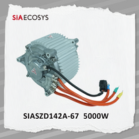 SiAECOSYS Electric Motorcycle Motors SIASZD142A-67 5000W 72V Mid Drive Motor Encoder PMSM Waterproof IP67