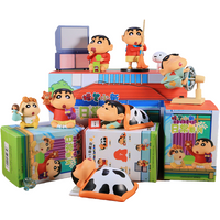 Crayon Shin-chan Daily Series Anime Doll Blind box Anime Doll Action Figure Model Collection Toys Statue Desktop Ornament Gifts